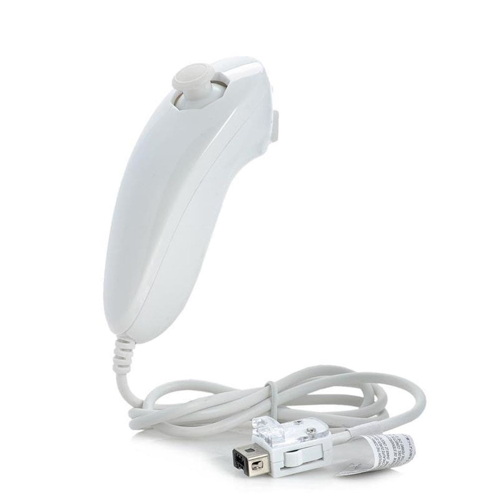 Controle Nunchuk Para Nintendo Wii E Nintendo Wii U Branco