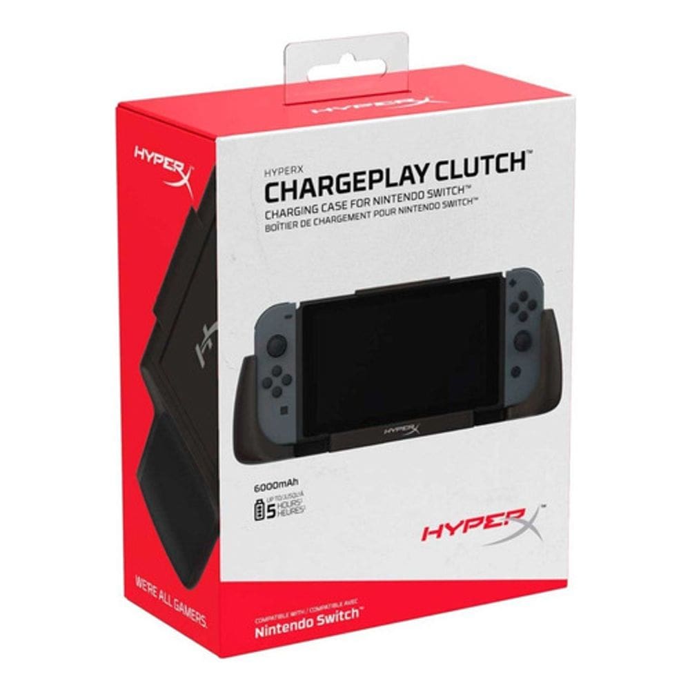 Carregador Portátil Hyperx Chargeplay Clutch Nintendo Switch