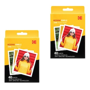 Papel fotográfico Zink Kodak Premium Zink Instant Print 80 folhas