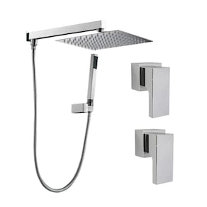 Chuveiro Ducha 20x20 A Gas C/ Desviador E Chuveirinho +2 Acb