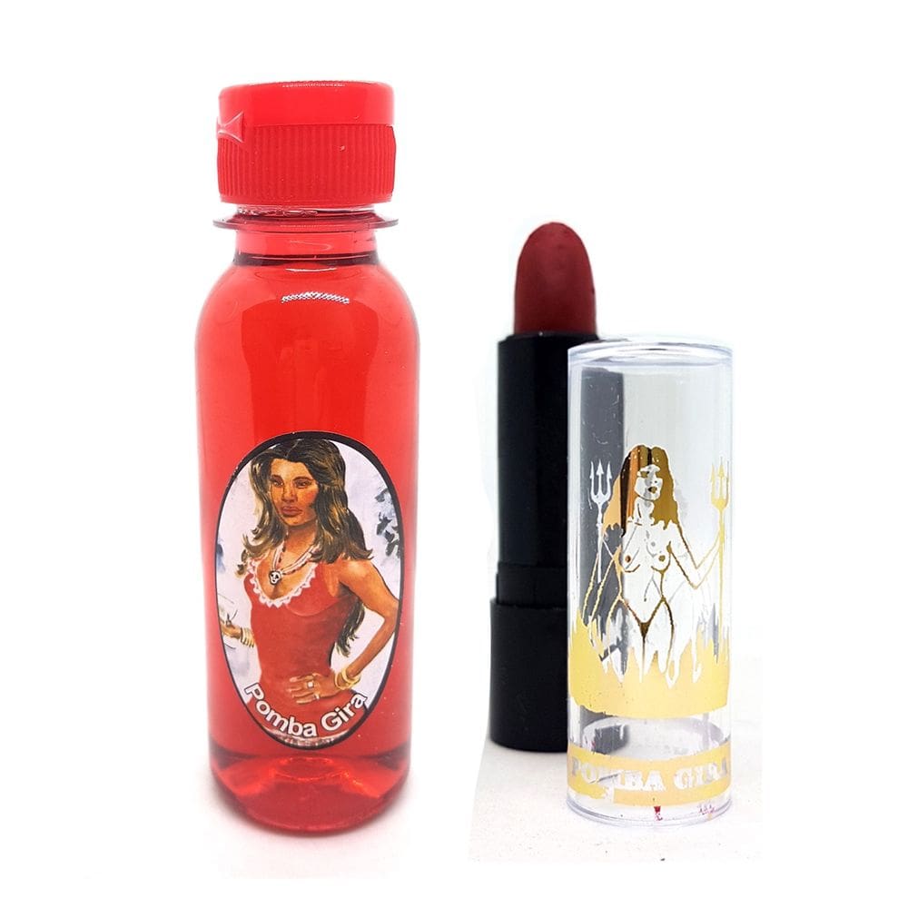 Kit Batom e Perfume da Pomba Gira Entidade Umbanda