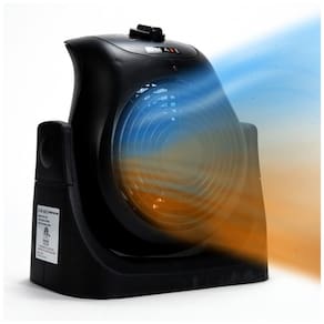 Aquecedor Elétrico 2 em 1 com Função de Ventilador e Dupla Poência 750W, 1500W, 110v, AMAZE HEATER, Preto