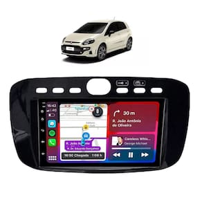 Kit Multimídia Punto Linea 2013 / 2017 7 Pol Android Carplay 2/32GB - 701K FirstOption