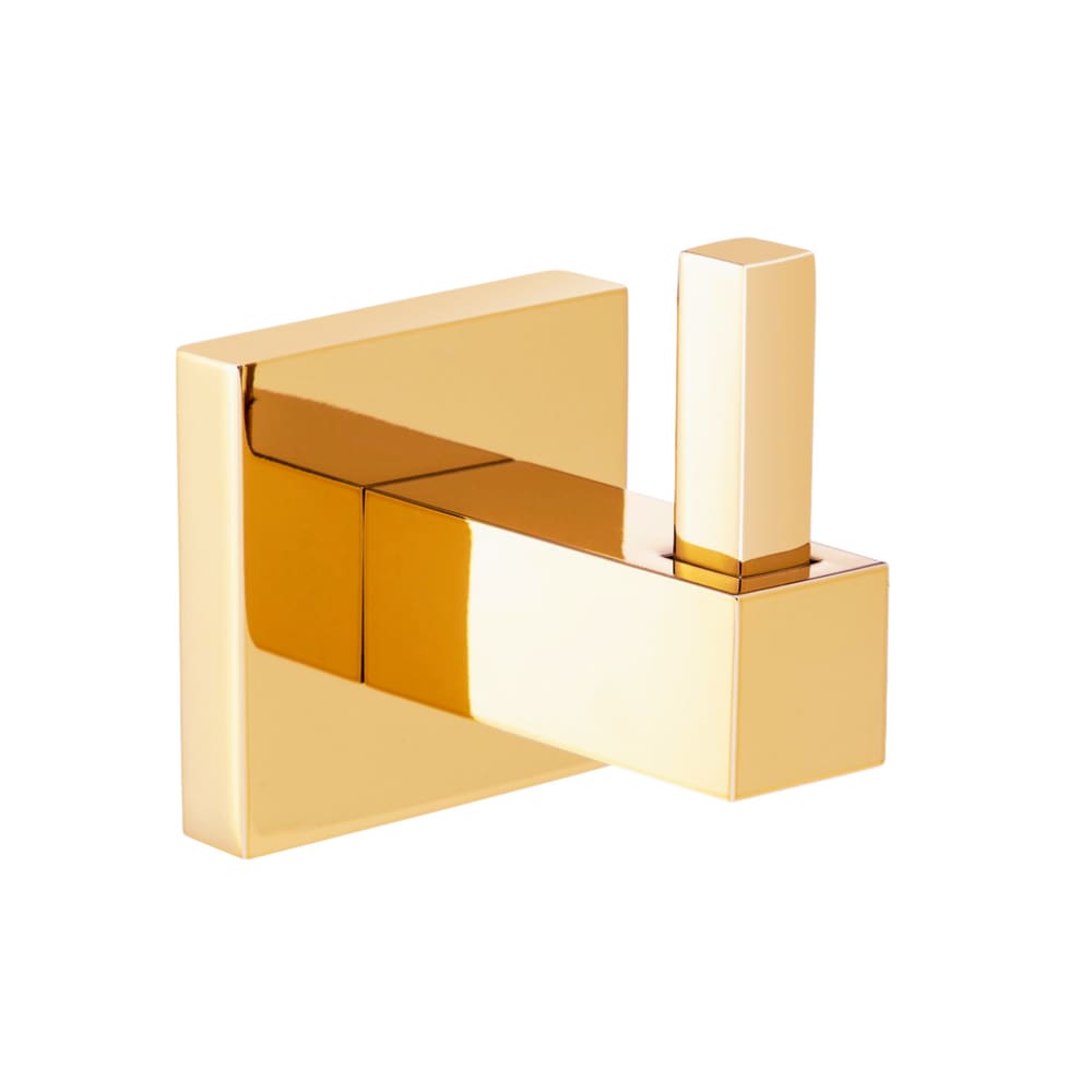 Cabide Simples Porta Toalhas - Gancho Parede Dourado Gold