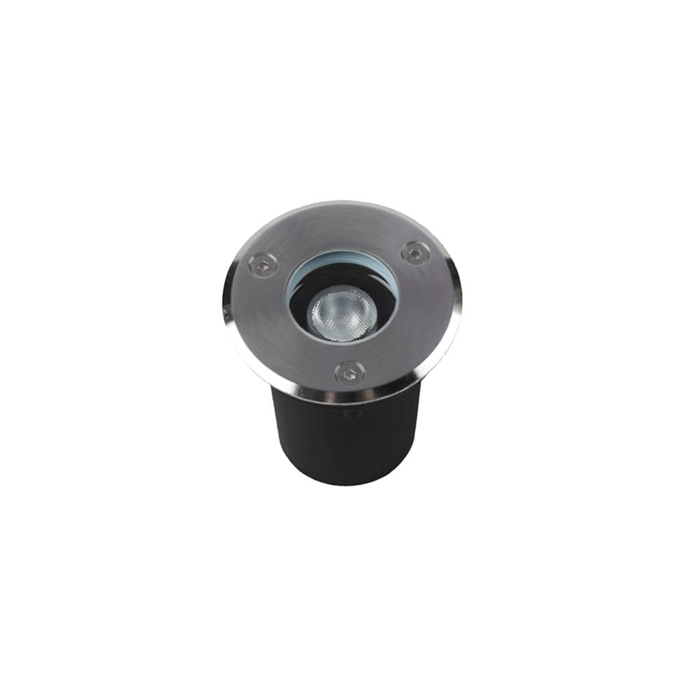Embutido De Solo Led Astraled Es-6900 1W Bivolt Prata 3000K Luz Amarela