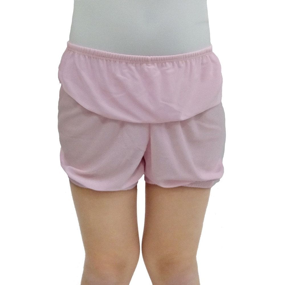 Short Ballet Aquecimento Ritmus Com Babado Jersey Infantil