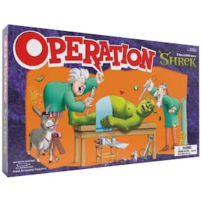 Jogo de tabuleiro USAPOLY Operation Shrek com 12 peças personalizadas
