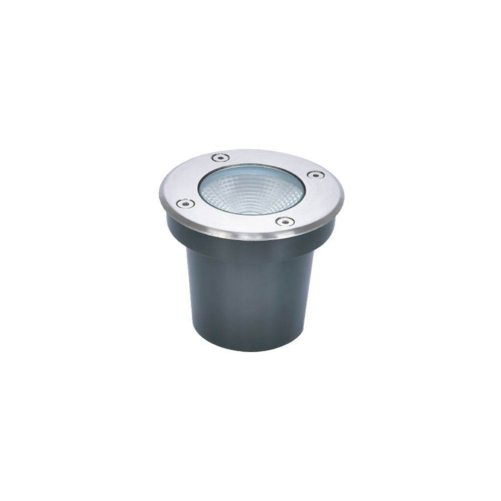 Embutido De Solo Led Astraled Es-6912 Felis 7W Bivolt Prata 3000K Luz Amarela