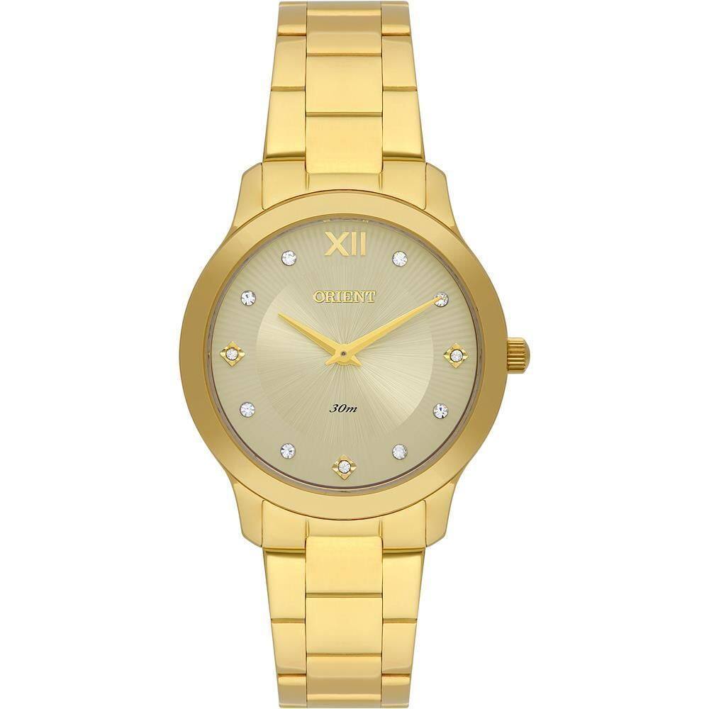 Relógio Orient Feminino Ref: Fgss0225 C3Kx Casual Dourado