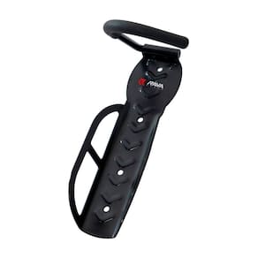 Suporte Bicicleta Vertical até 20Kg Gancho Acolchoado Resistente Preto Rava