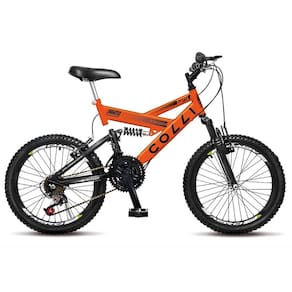 Bicicleta Gps Aro 20 dupla Suspensão 36 Raias 21 Marchas Colli