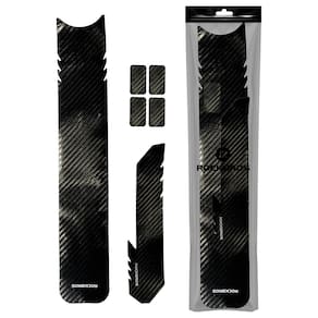 Kit Protetores de Quadro Borracha Fibra de Carbono Mountain Bike Rockbros