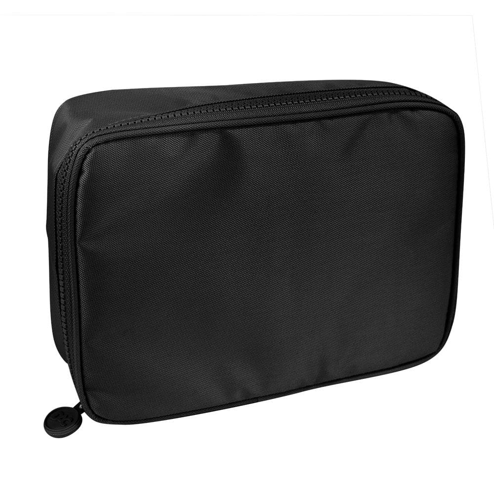 Estojo Escolar Multifuncional Bau c/ 24 Elásticos para Organização de Canetas / Lápis 22x17x6cm Preto