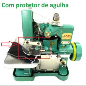 Overlock Modelo Novo Protetor De Agulhafox Gn1-6d Verde 220v