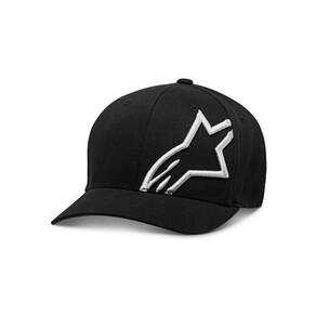 Chapéu Alpinestars Corp Shift 2 preto/branco Flexfit S/M para homens