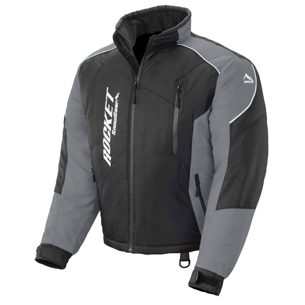 Jaqueta Snowgear Joe Rocket Storm XC para homens preta/cinza