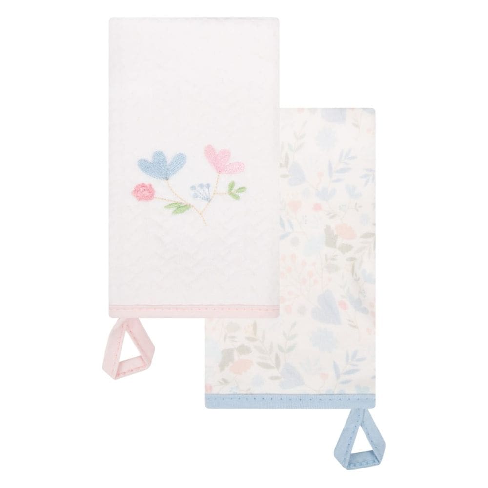 Kit 2 Babinhas Paninho de Boca Menina Matelasse Florescer-Hug