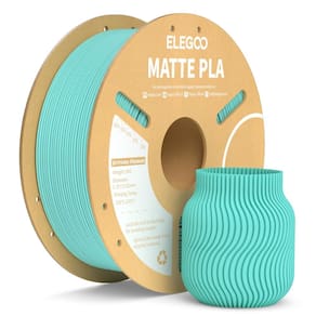 Filamento para impressora 3D ELEGOO Matte PLA Verde azulado 1,75 mm 1 kg