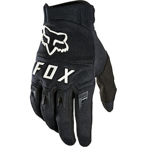Luva de motocross Fox Racing DIRTPAW para homens preta/branca XL