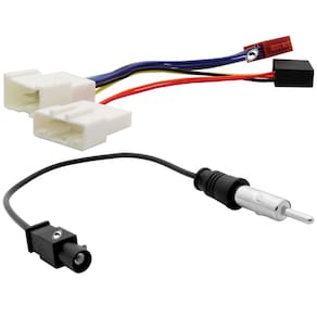 Kit Chicote de Ligação + Plug Adaptador de Antena Sandero Logan Kwid Oroch Duster Captur