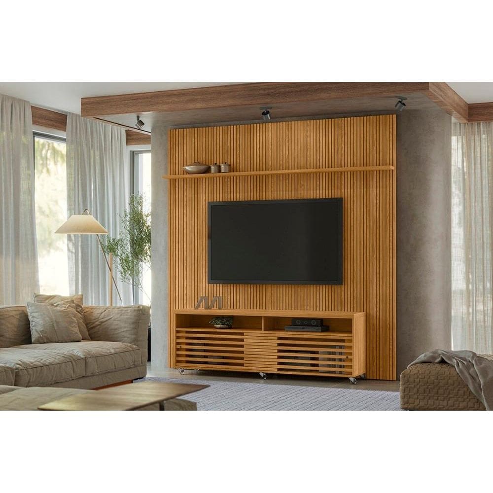 Home Frizz New Prestige para TV de até 75 polegadas - Cumaru - Madetec
