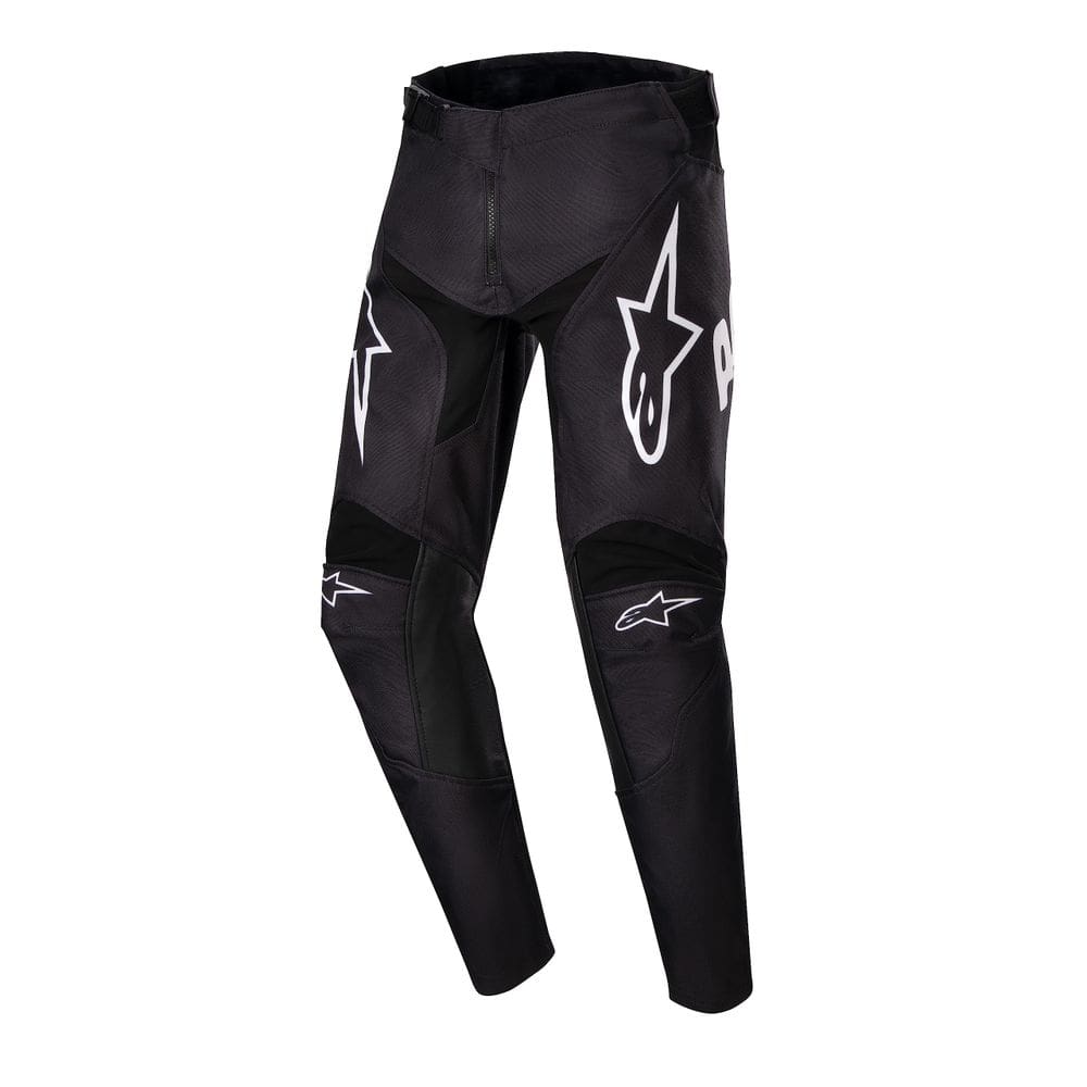 Calças Alpinestars Youth Racer Hana pretas e brancas tamanho 24