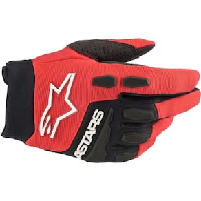 Luvas Alpinestars Full Bore Youth & Kids em vermelho brilhante/preto