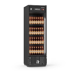 Visa Cooler Cerveja 570 Litros Porta de vidro Aquecido Preto/Preto VCCE570PV 220V - Refrimate
