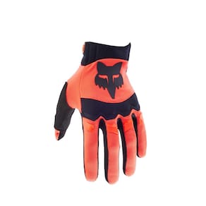 Luva de motocross Fox Racing DIRTPAW FLUORESCENTE LARANJA M