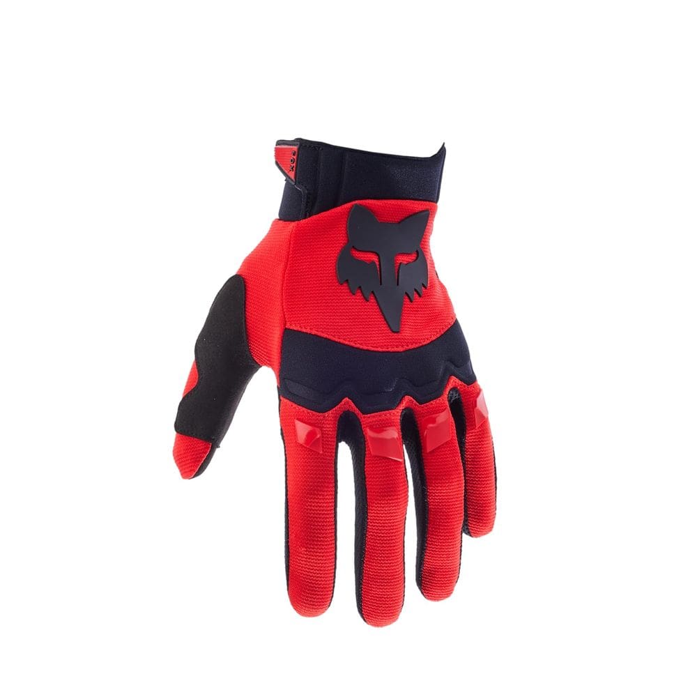 Luva de motocross Fox Racing DIRTPAW FLUORESCENTE VERMELHA PEQUENA