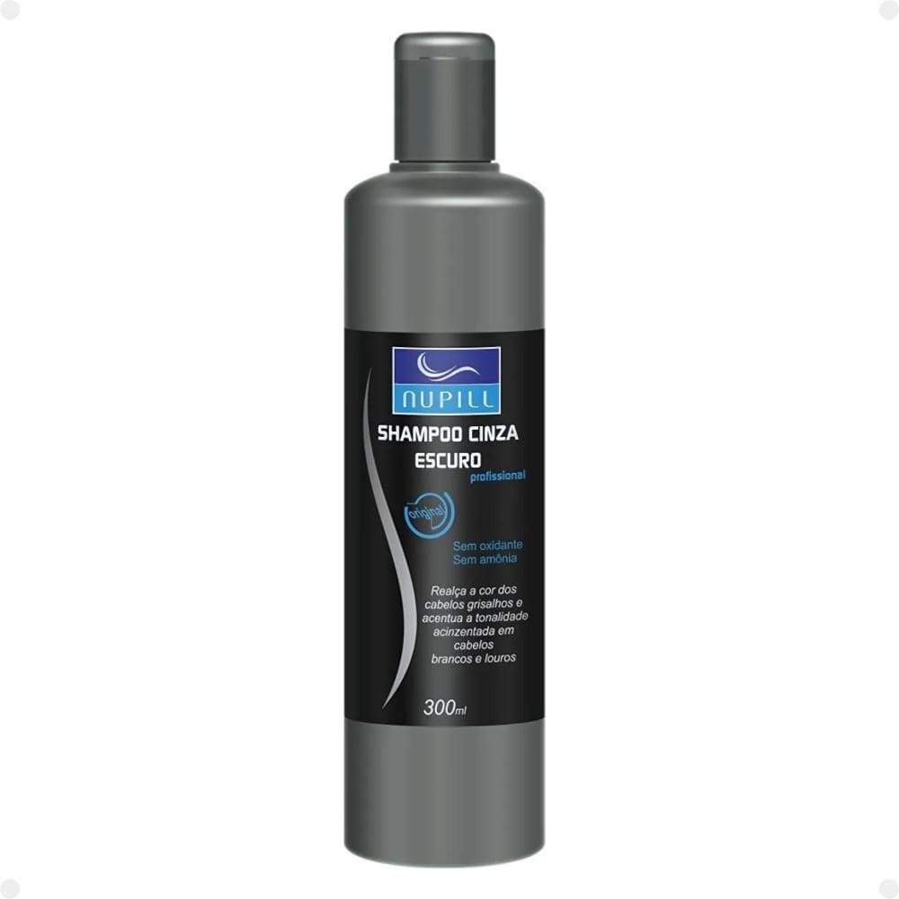 Shampoo Cinza Escuro Nupill 300ml