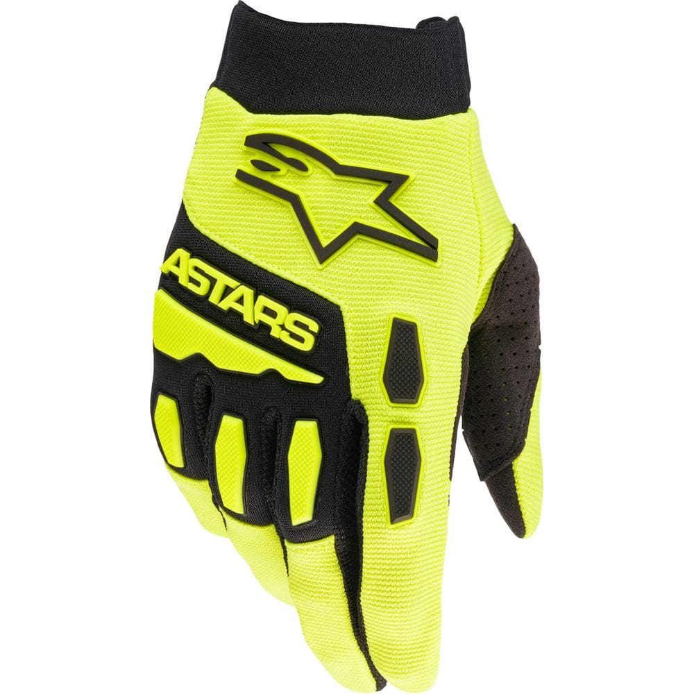 Luvas Alpinestars Full Bore Yellow Fluo/Black para adultos