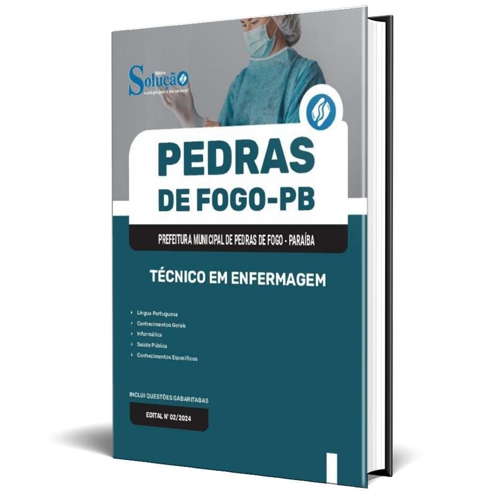 Apostila Prefeitura Pedras Fogo Pb 2025 Técnico Em