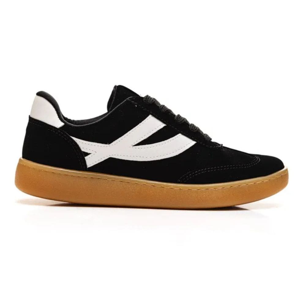 Tênis Via Marte Casual Feminino Flatform Preto