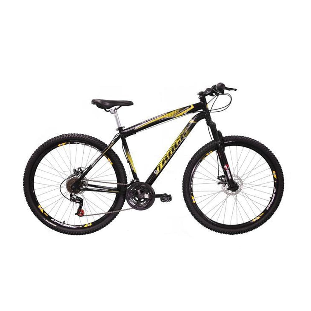 Bicicleta Aro 29, 21 marchas Suspensão Dianteira TK3 Track TB Niner Mountain, Preta