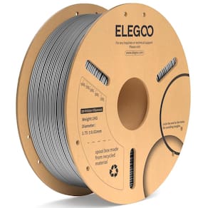 Filamento de impressora 3D ELEGOO PLA Plus 1,75 mm cinza espacial 1 kg