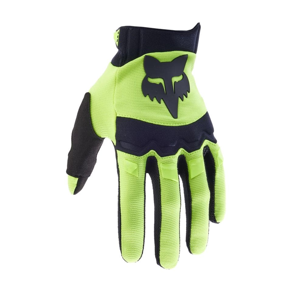 Luva de motocross Fox Racing DIRTPAW Amarela Fluorescente XXL