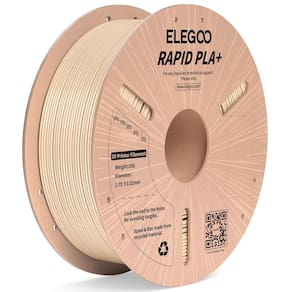 Filamento para impressora 3D ELEGOO Rapid PLA Plus 1,75 mm bege 1 kg