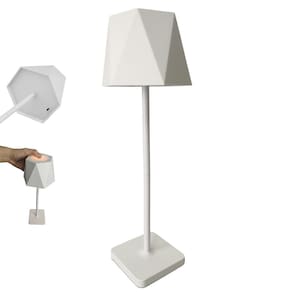 Luminaria Abajur de Mesa LED 3 Tons Bateria Recarregavel USB Casa Sala Quarto Cabeceira Trabalho Mesa Escritorio Recepçao Moderno Iluminaçao Decoraçao