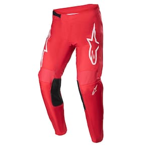 Calças Alpinestars Fluid Narin Mars vermelhas/brancas para homens