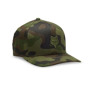 Chapéu Fox Racing Fox Head Flexfit Green Camo para homem