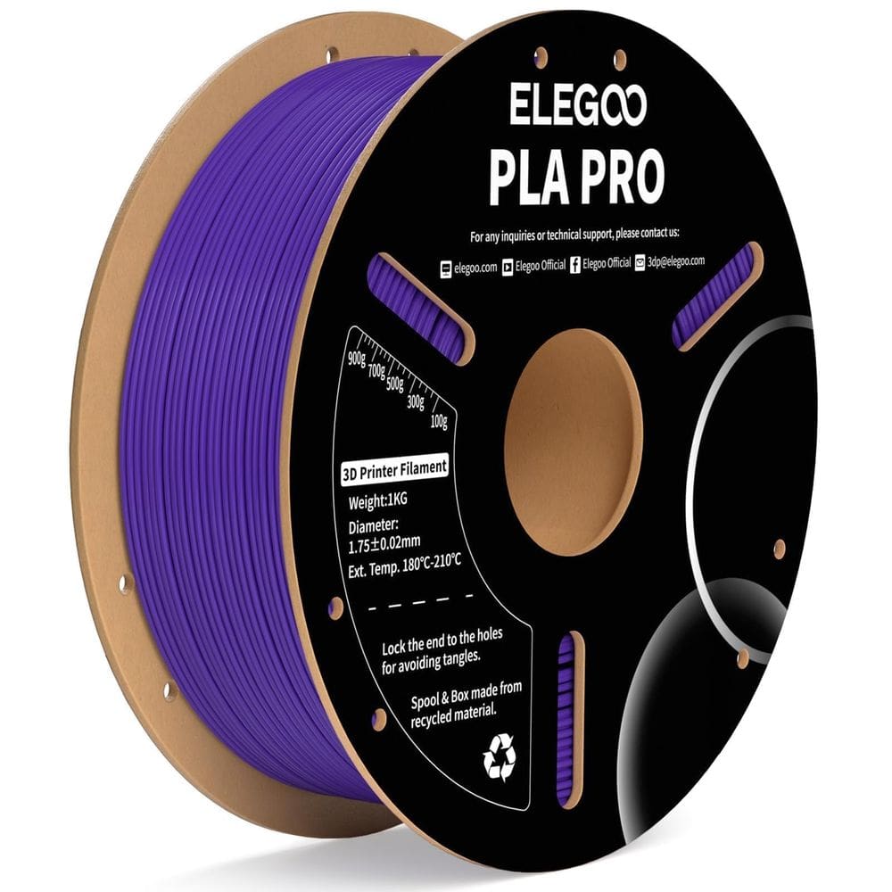 Filamento para impressora 3D ELEGOO PLA PRO roxo 1,75 mm 1 kg