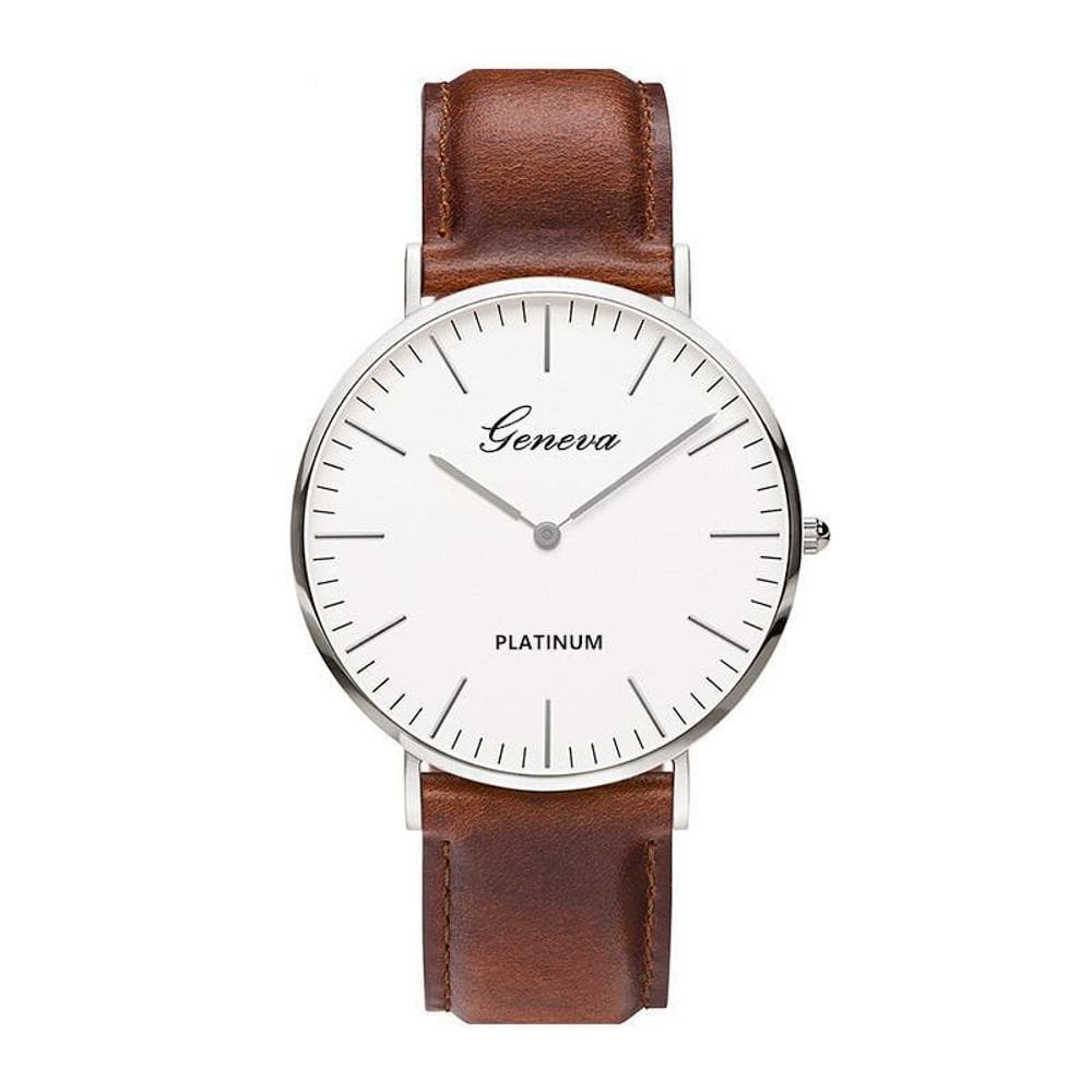 Relógio Minimalista Ultrafino Geneva