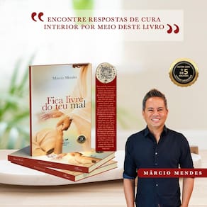 Livro Fica Livre do Teu Mal - Márcio Mendes