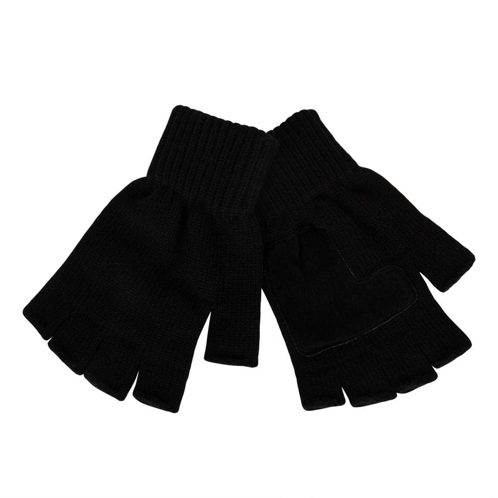 Luvas de malha sem dedos Levi`s Marled Black para homens