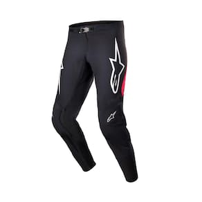 Calças Alpinestars Supertech Ward Preta/Vermelha Berry Tamanho 38