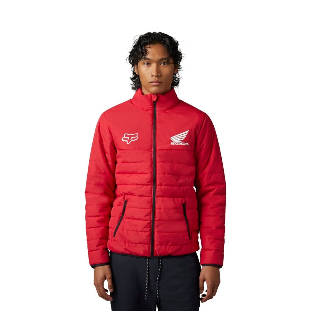 Jaqueta Fox X Honda Howell com revestimento DWR acolchoado para homens