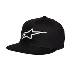 Chapéu Alpinestars Ageless Flatbill para homens preto/branco S/M
