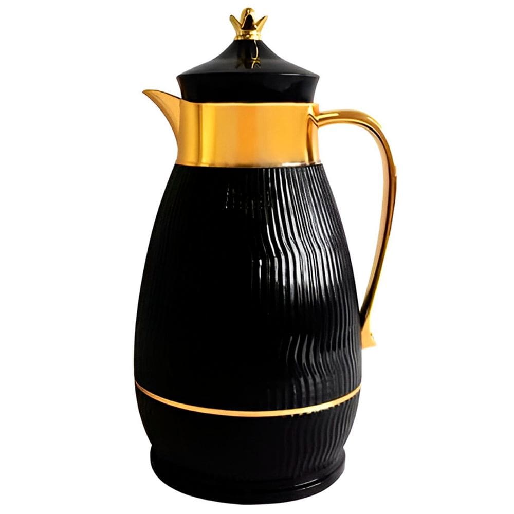 Garrafa Térmica De Mesa Preta Bule Café Chá Chimarrão 1Litro