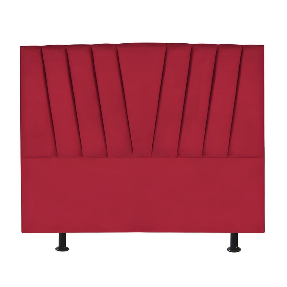 Cabeceira Estofada Cama Casal Queen Size 160 cm Malu Suede